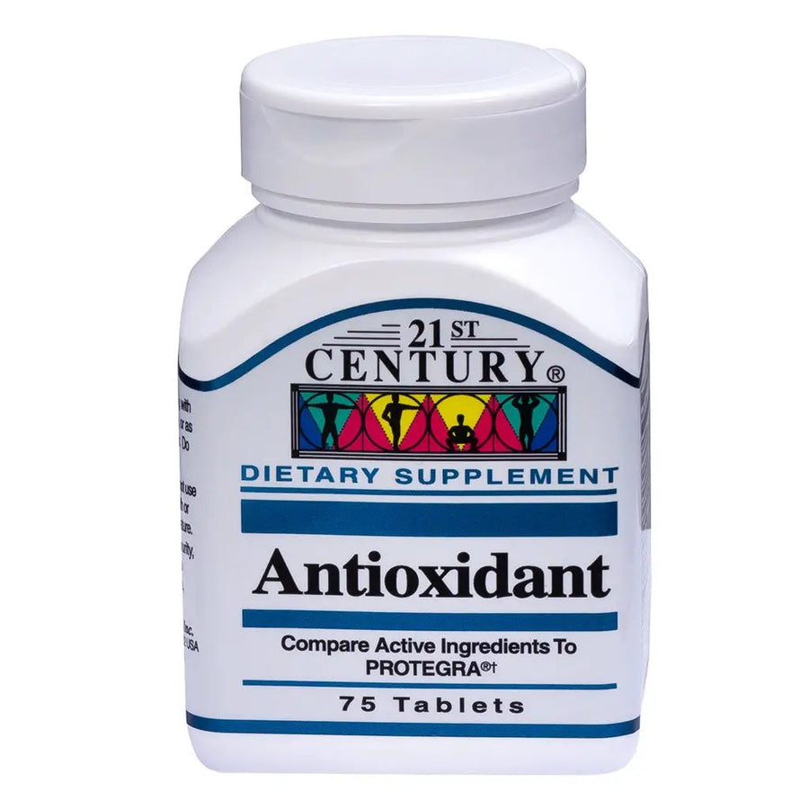 21st Century Antioxidant Vitamin A C E Tablets 75 Count Dietary Supplement For Antioxidant Support