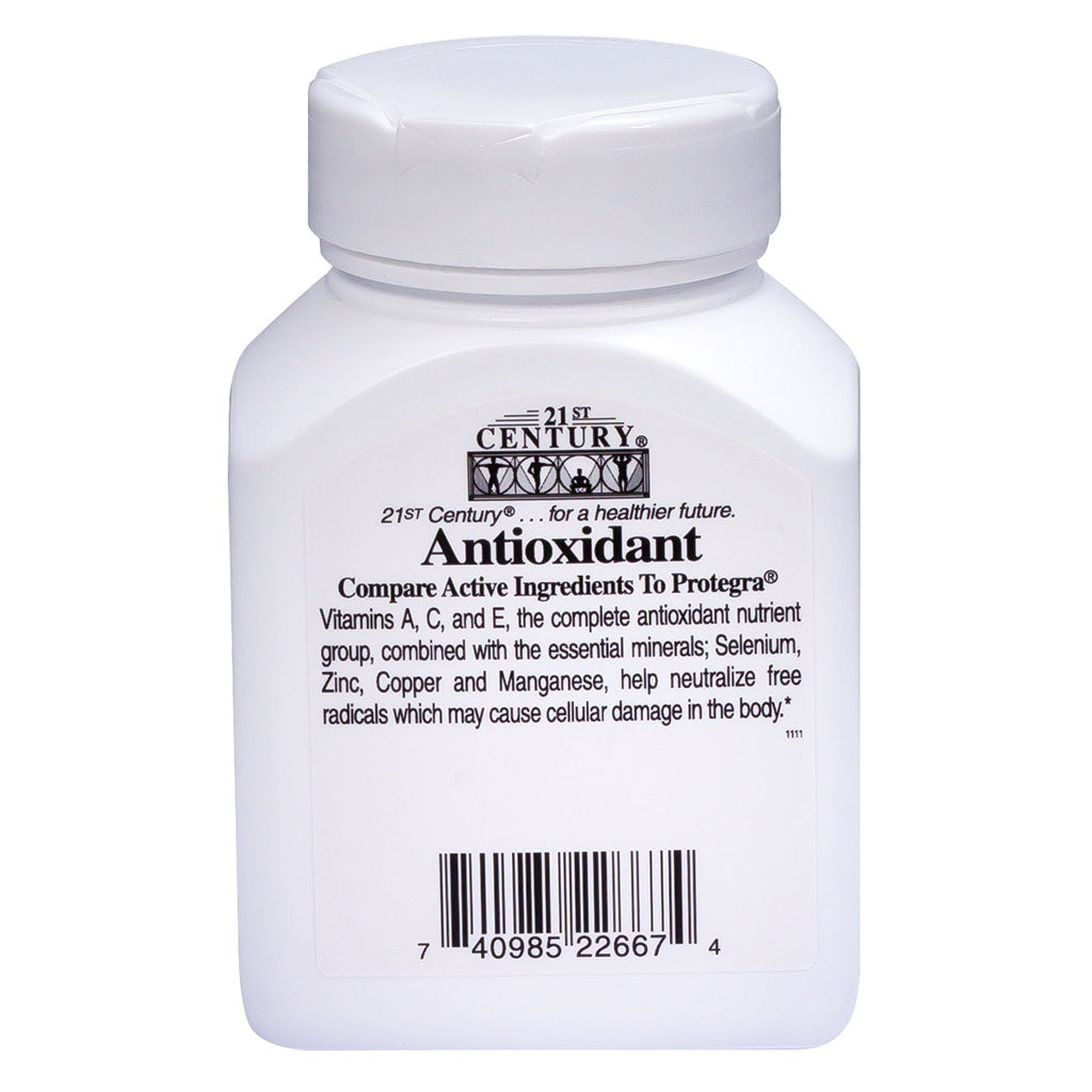 21st Century Antioxidant Vitamin A C E Tablets, Pack of 75's - Easy Pharmacy LLC