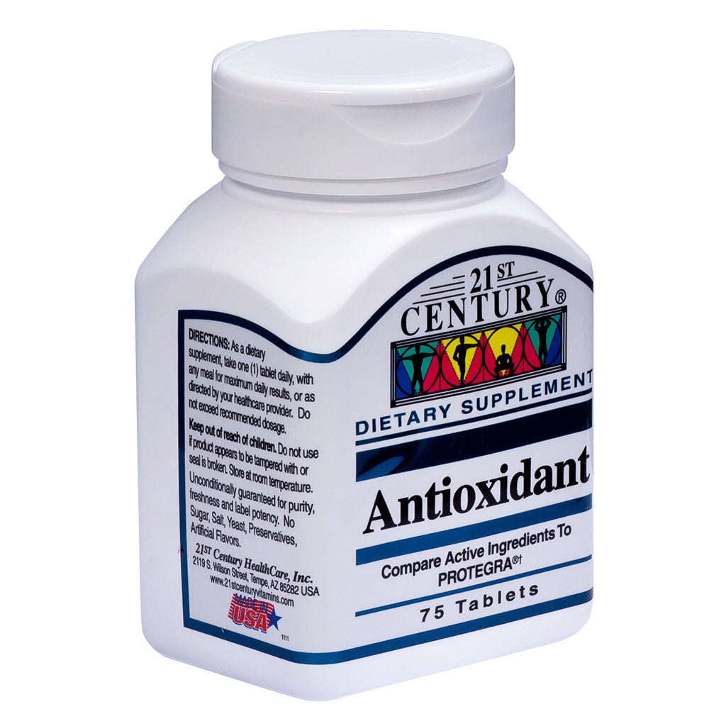 21st Century Antioxidant Vitamin A C E Tablets, Pack of 75's - Easy Pharmacy LLC