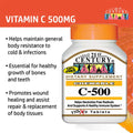 21st Century C-500 Chewable Vitamin C Tablets for Antioxidant and Immunity Support, Pack of 110