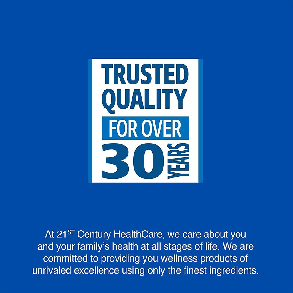 21st Century Calcium 600 + D Caplets For Bone Health, Pack of 75's - Easy Pharmacy LLC