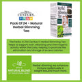 21st Century Herbal Slimming Tea Bag Green Tea Pack of 24 Tea Bags Supports Weight Loss and Detox