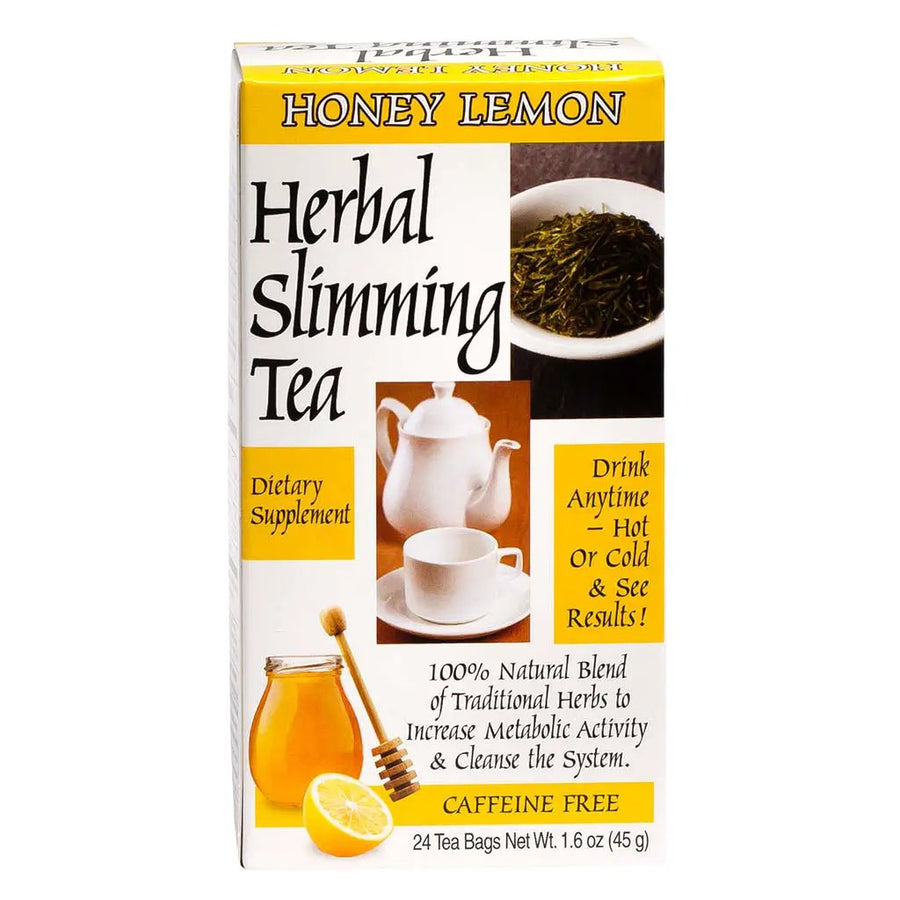 21st Century Herbal Slimming Tea Bag Honey Lemon Senna Formula Pack Of 24 Count Caffeine Free