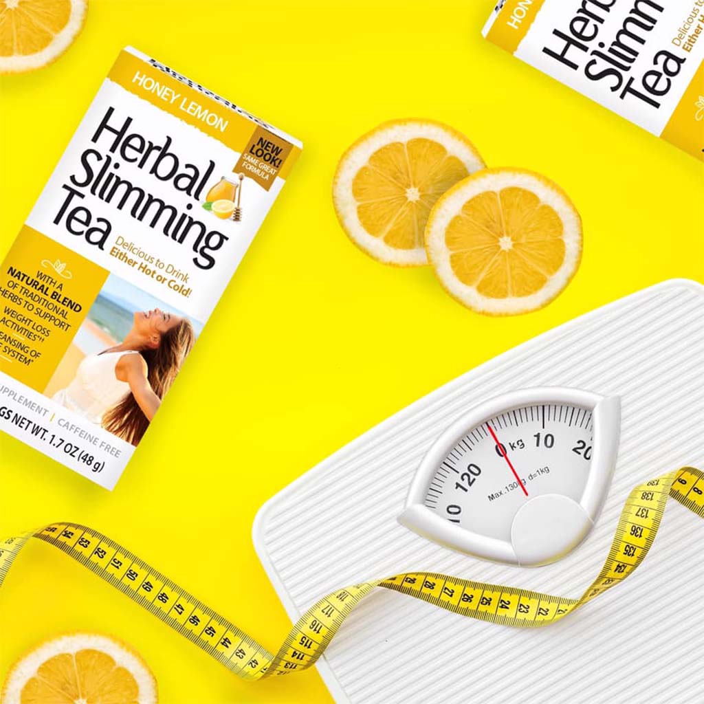 21st Century Herbal Slimming Tea Bag, Honey Lemon, Pack of 24's - Easy Pharmacy LLC
