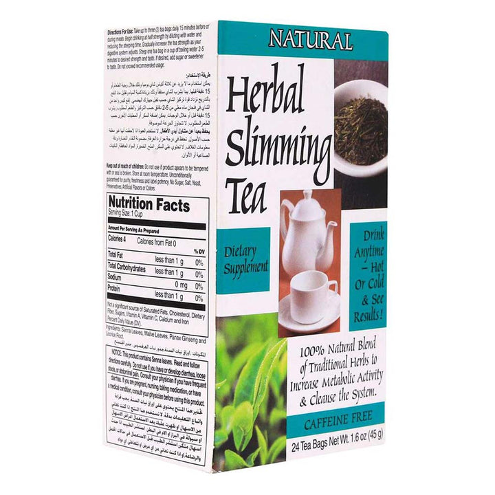 21st Century Herbal Slimming Natural Tea Bag, Pack of 24's - Easy Pharmacy LLC