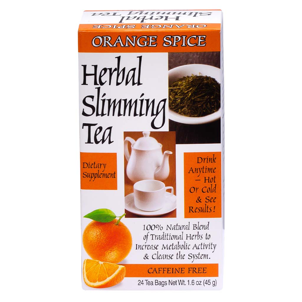 21st Century Herbal Slimming Tea Bag, Orange Spice, Pack of 24's - Easy Pharmacy LLC