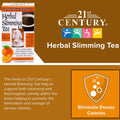 21st Century Herbal Slimming Tea Bag Orange Spice Pack Of 24 Supports Weight Loss And Detox
