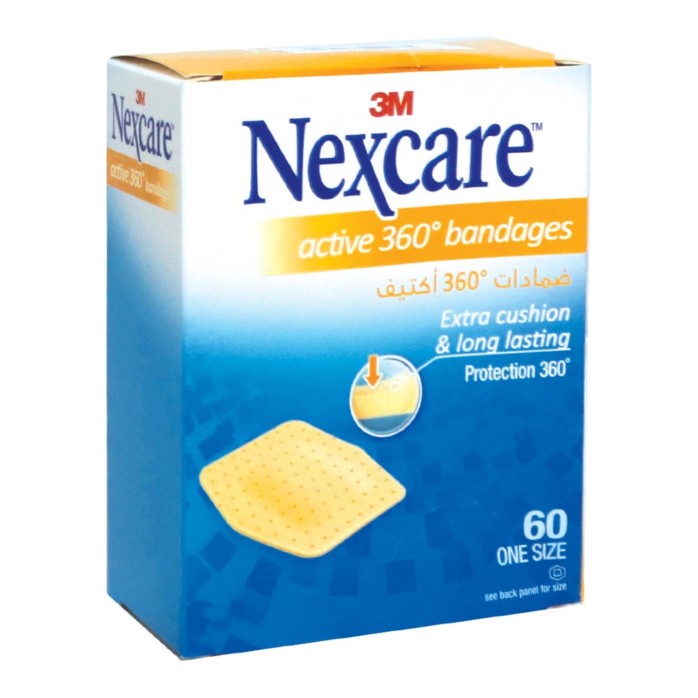 3M Nexcare Active Bandages 60's - Easy Pharmacy LLC