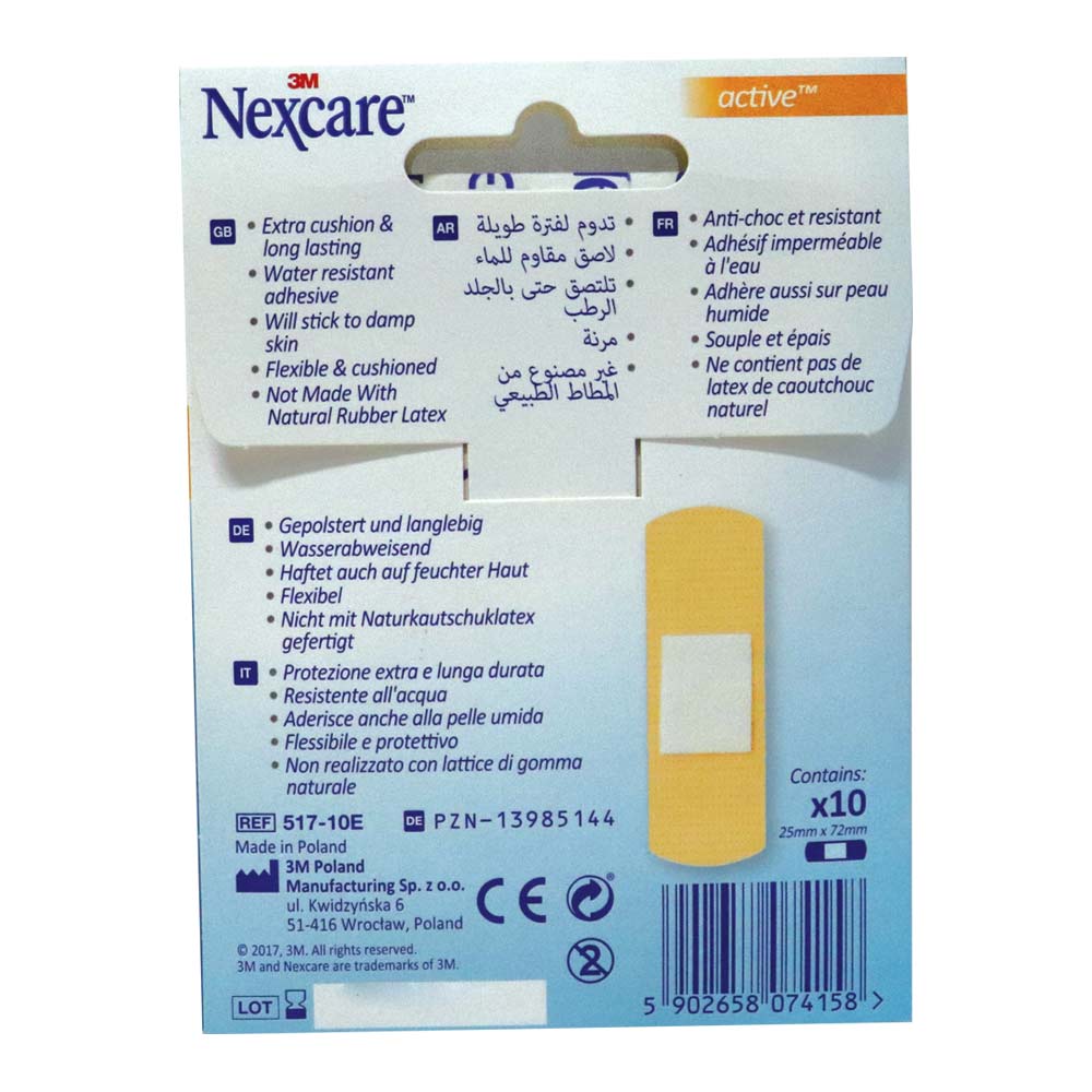 3M Nexcare Active Cushions Strip 10's - Easy Pharmacy LLC