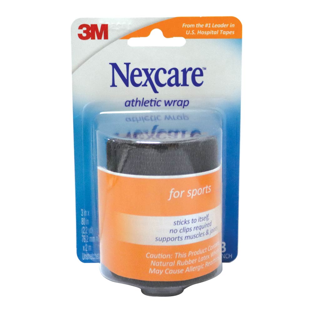 3M Nexcare Athletic Wrap Black 3 inch x 2.2 yards - Easy Pharmacy LLC
