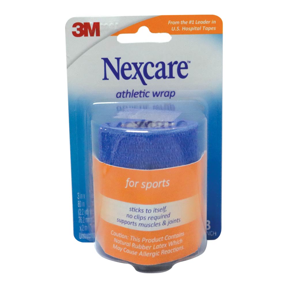 3M Nexcare Athletic Wrap Blue 3 inch x 2.2 yards - Easy Pharmacy LLC