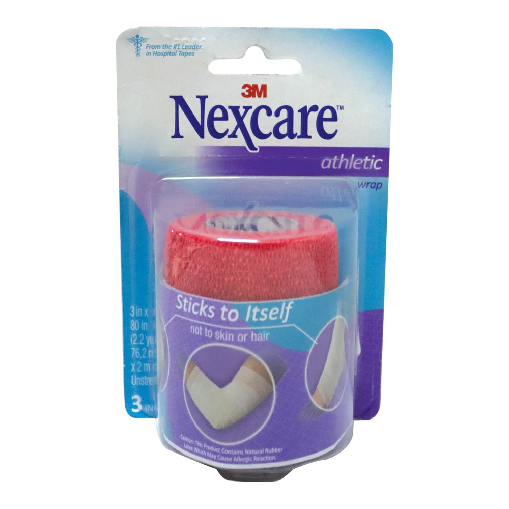 3M Nexcare Athletic Wrap Red 3 inch x 2.2 yards - Easy Pharmacy LLC