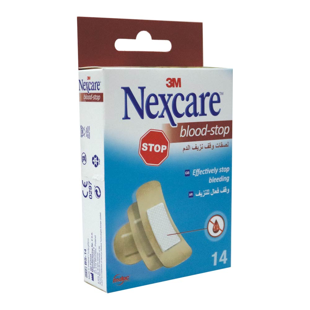 3M Nexcare Blood Stop Assorted Bandages 14's - Easy Pharmacy LLC