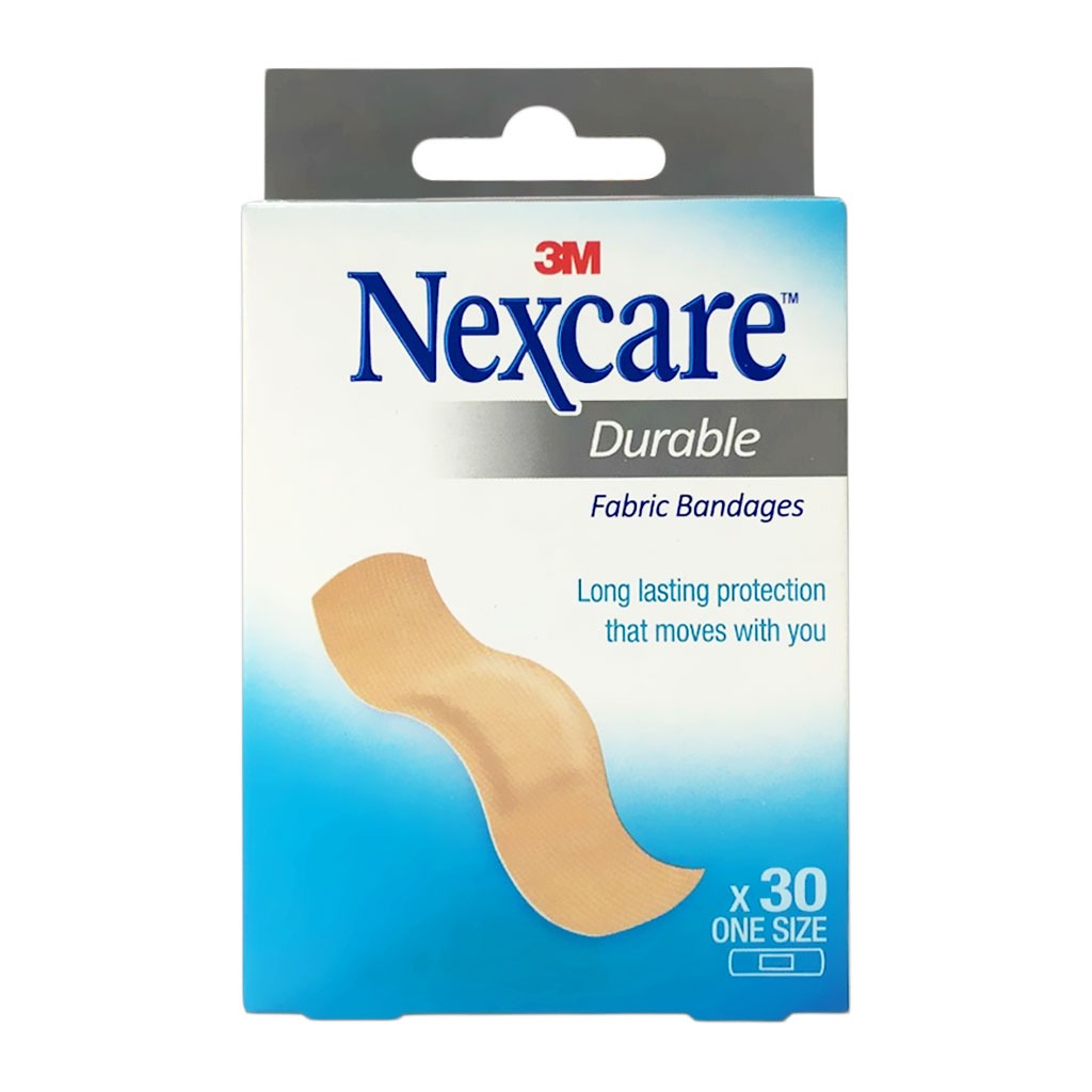 3M Nexcare Durable Fabric Bandage One Size 30's - Easy Pharmacy LLC