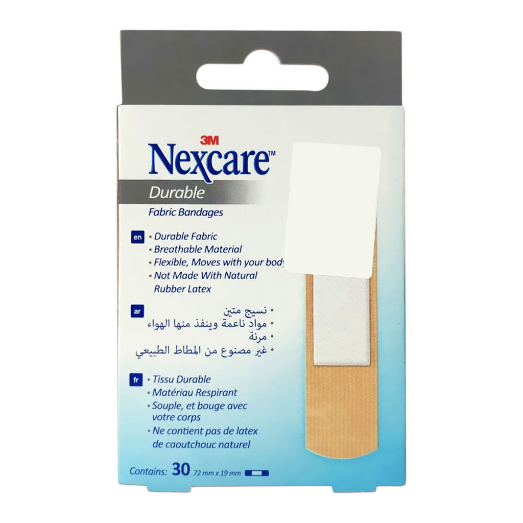 3M Nexcare Durable Fabric Bandage One Size 30's - Easy Pharmacy LLC