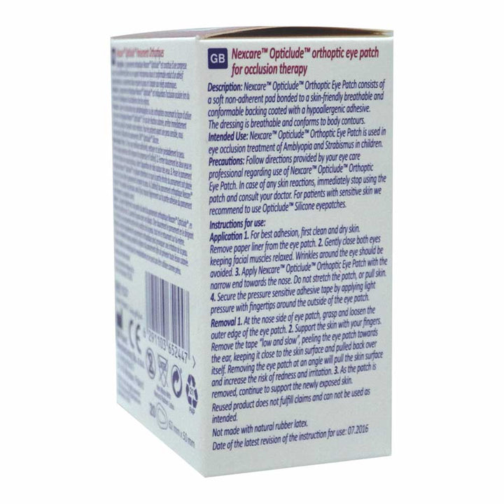 3M Nexcare Junior Opticlude Eye Patch 20's - Easy Pharmacy LLC