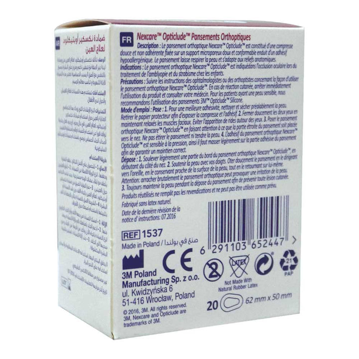 3M Nexcare Junior Opticlude Eye Patch 20's - Easy Pharmacy LLC