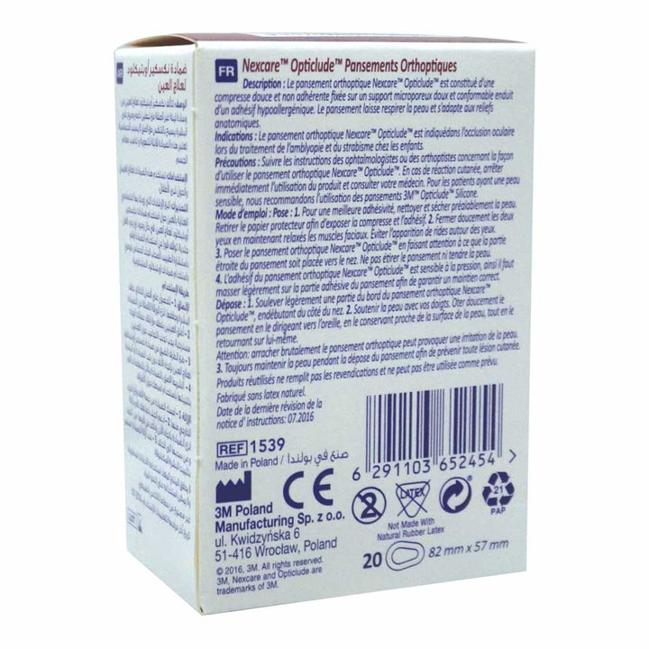 3M Nexcare Opticlude Eye Patch Regular 20's 1539 - Easy Pharmacy LLC