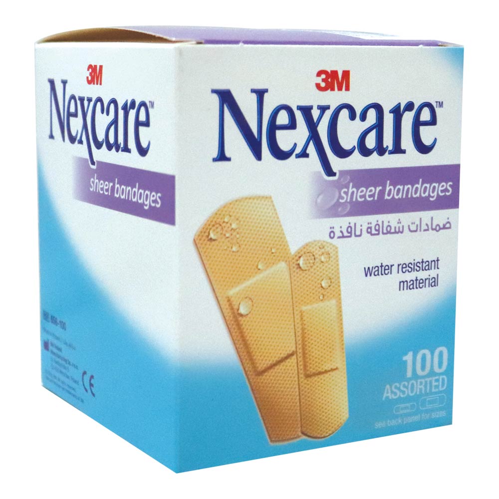 3M Nexcare Sheer Assorted Bandages 100's - Easy Pharmacy LLC
