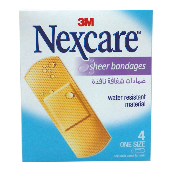 3M Nexcare Sheer Bandages 4's - Easy Pharmacy LLC