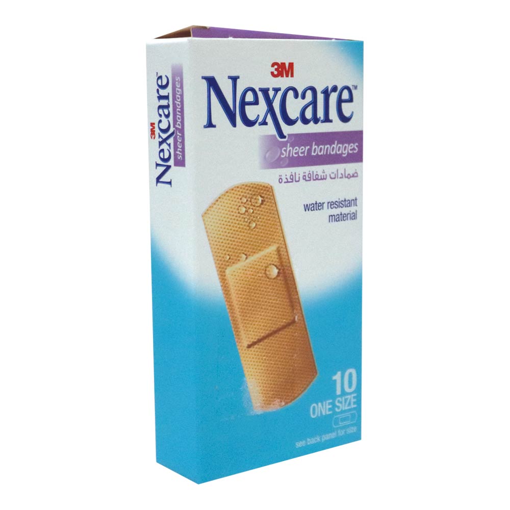 3M Nexcare Sheer Bandages 10's - Easy Pharmacy LLC