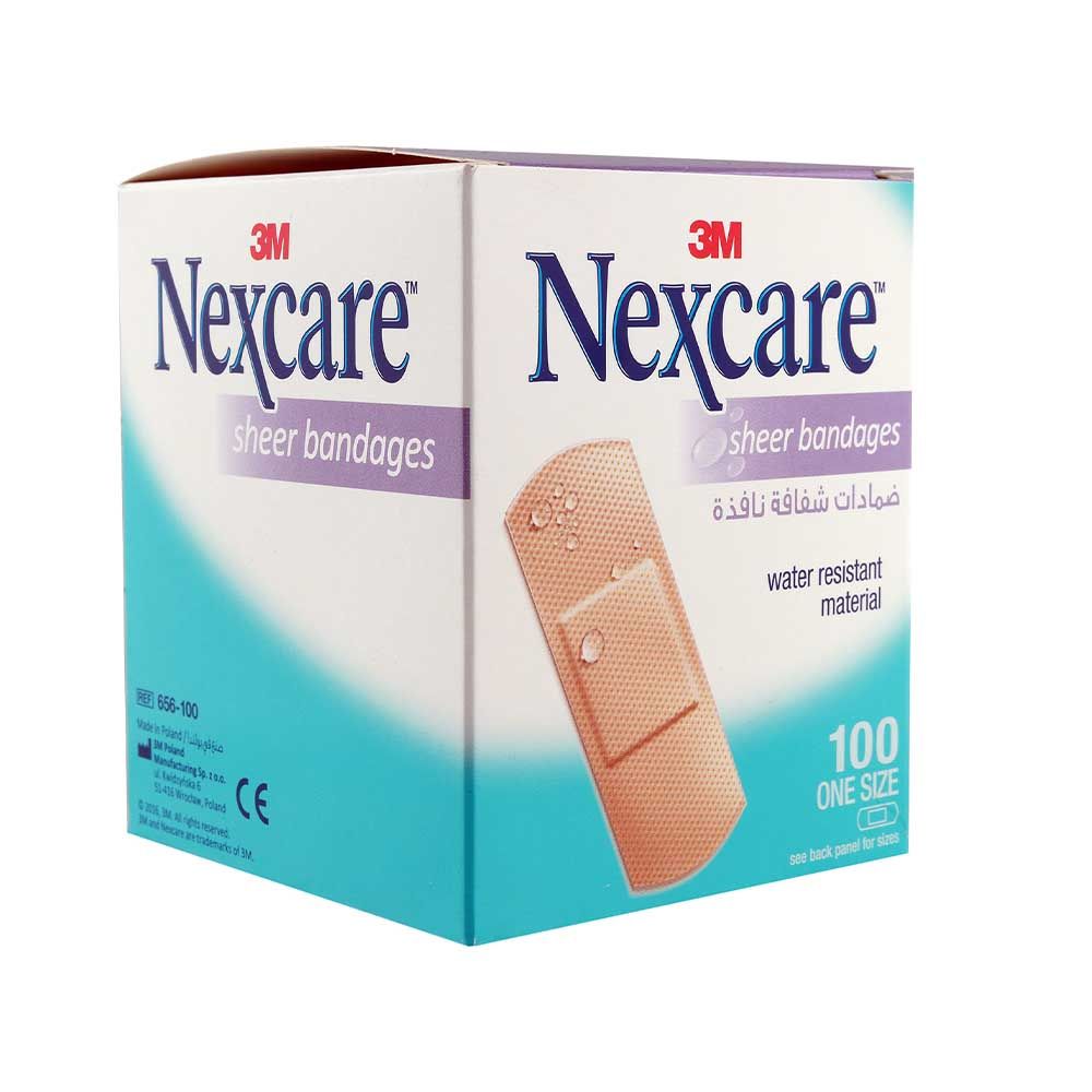 3M Nexcare Sheer Plastic Bandages 100's - Easy Pharmacy LLC