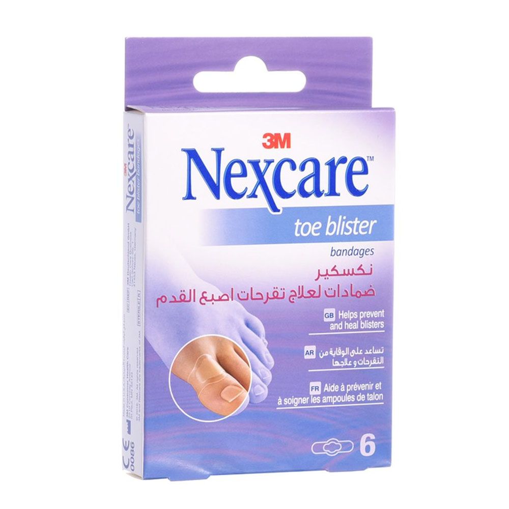 3M Nexcare Toe Blister Bandages 6's TBB-6 - Easy Pharmacy LLC