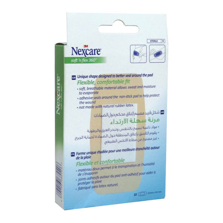 3M Nexcare Soft 'n Flex Bandages 10's - Easy Pharmacy LLC