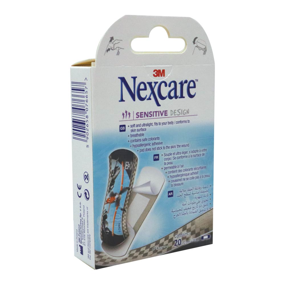 3M Nexcare Tattoo Sensitive Design Planes 20's - Easy Pharmacy LLC
