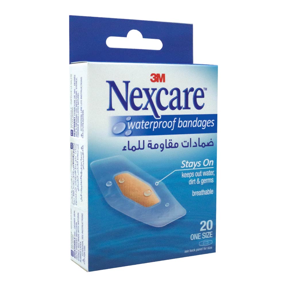3M Nexcare Waterproof Bandages 20's - Easy Pharmacy LLC