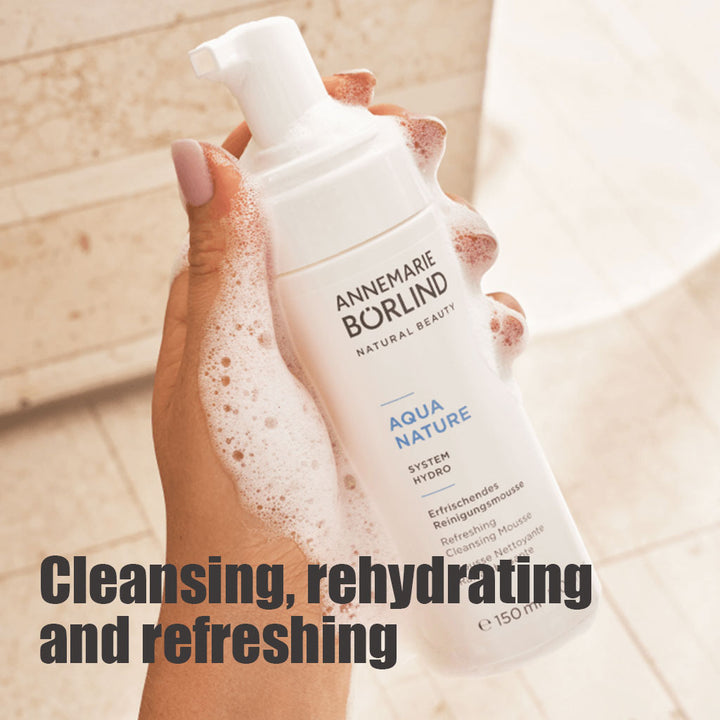 Annemarie Borlind Aquanature Refreshing Cleansing Mousse For Dirt & Make-up Removal 150ml - Easy Pharmacy LLC