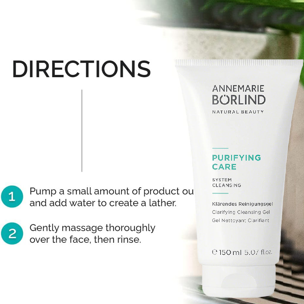 Annemarie Borlind Purifying Care Cleansing Gel For Blemish & Acne Prone Skin 150ml - Easy Pharmacy LLC
