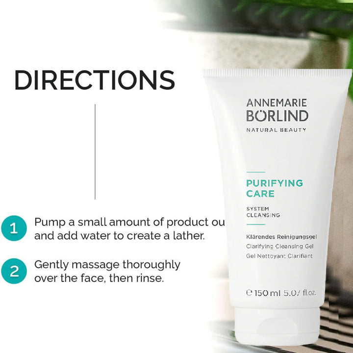 Annemarie Borlind Purifying Care Cleansing Gel For Blemish & Acne Prone Skin 150ml - Easy Pharmacy LLC