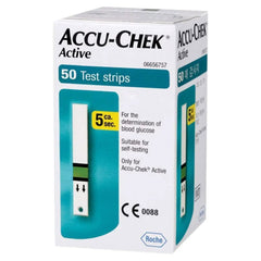 Accu-Chek Active Test Strips For Diabetic Blood Glucose Testing Compatible With Accu-Chek Active Meters Pack Of 50