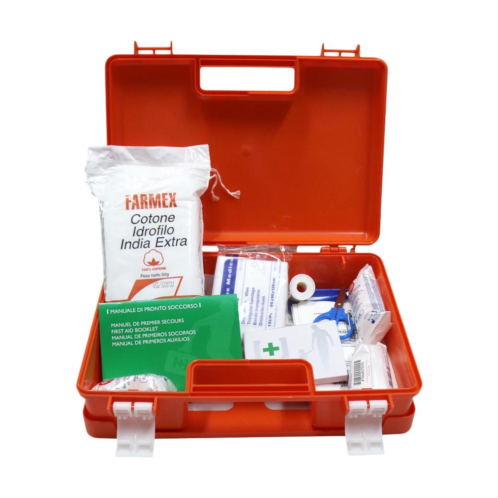 Adriamed Orange First Aid Box Filled - Easy Pharmacy LLC