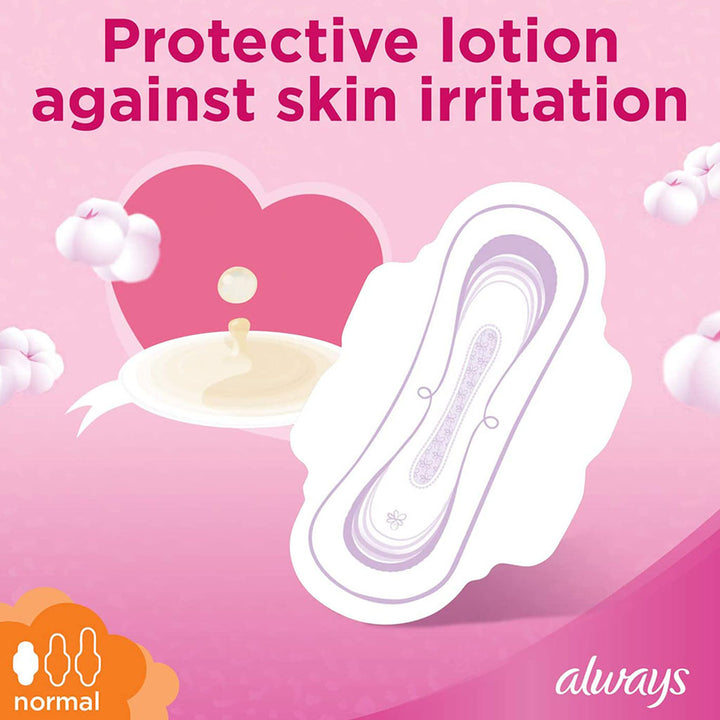 Always Cotton Soft Ultra Thin Normal Sanitary Pads With Wings, Pack of 10's - Easy Pharmacy LLC