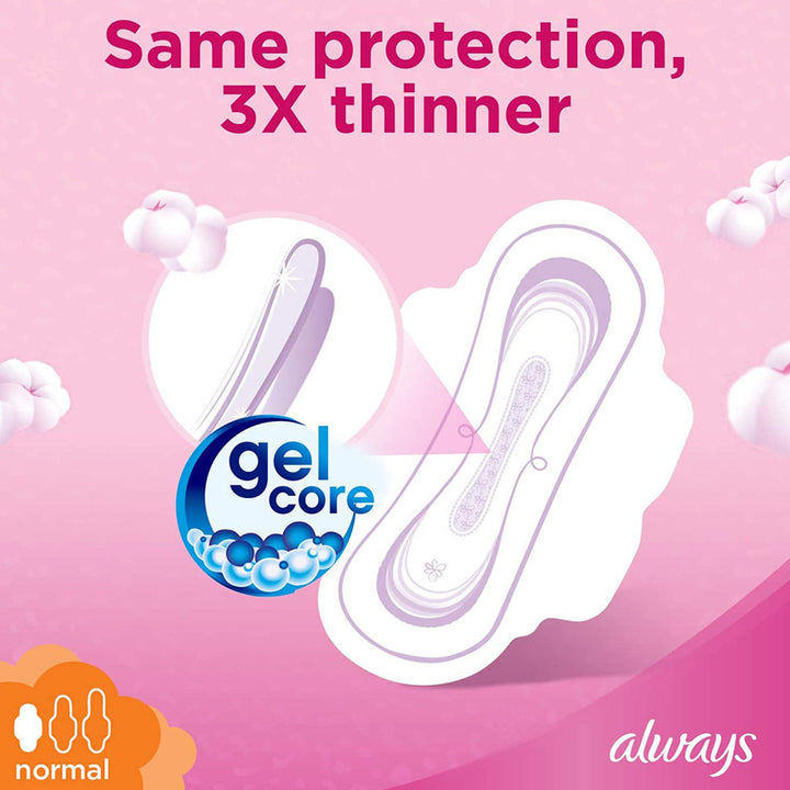 Always Cotton Soft Ultra Thin Normal Sanitary Pads With Wings, Pack of 10's - Easy Pharmacy LLC