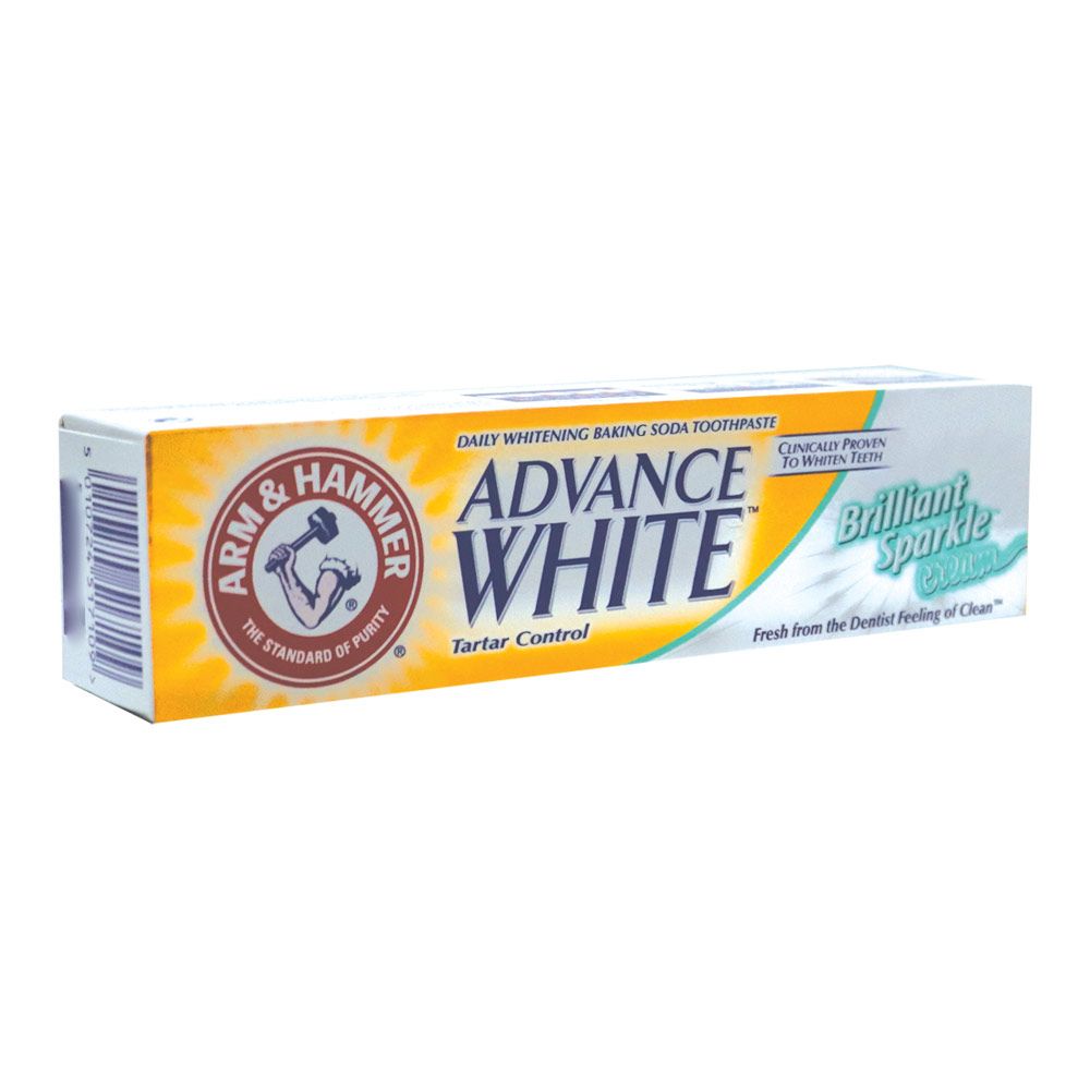 Arm & Hammer Advance White Brilliant Sparkle Cream Toothpaste 115 g - Easy Pharmacy LLC