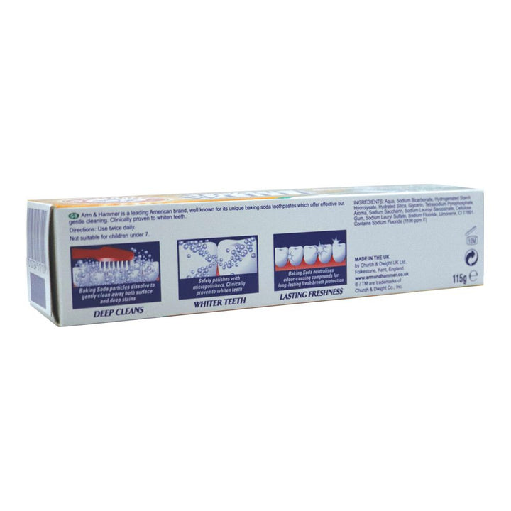 Arm & Hammer Advance White Brilliant Sparkle Cream Toothpaste 115 g - Easy Pharmacy LLC
