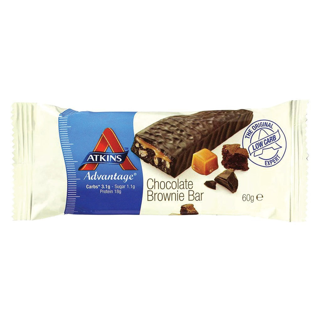 Atkins Advantage Chocolate Brownie Protein Bar 60 g, 1's - Easy Pharmacy LLC