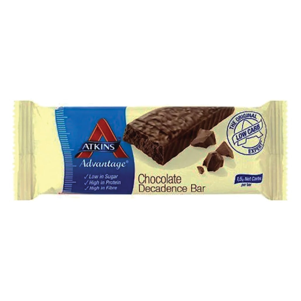 Atkins Advantage Chocolate Decadence Protein Bar 60 g, 1's - Easy Pharmacy LLC