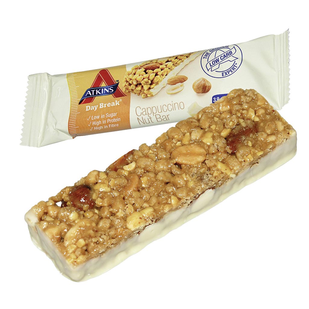 Atkins Day Break Cuppuccino Nut Bar 37 g 1's - Easy Pharmacy LLC