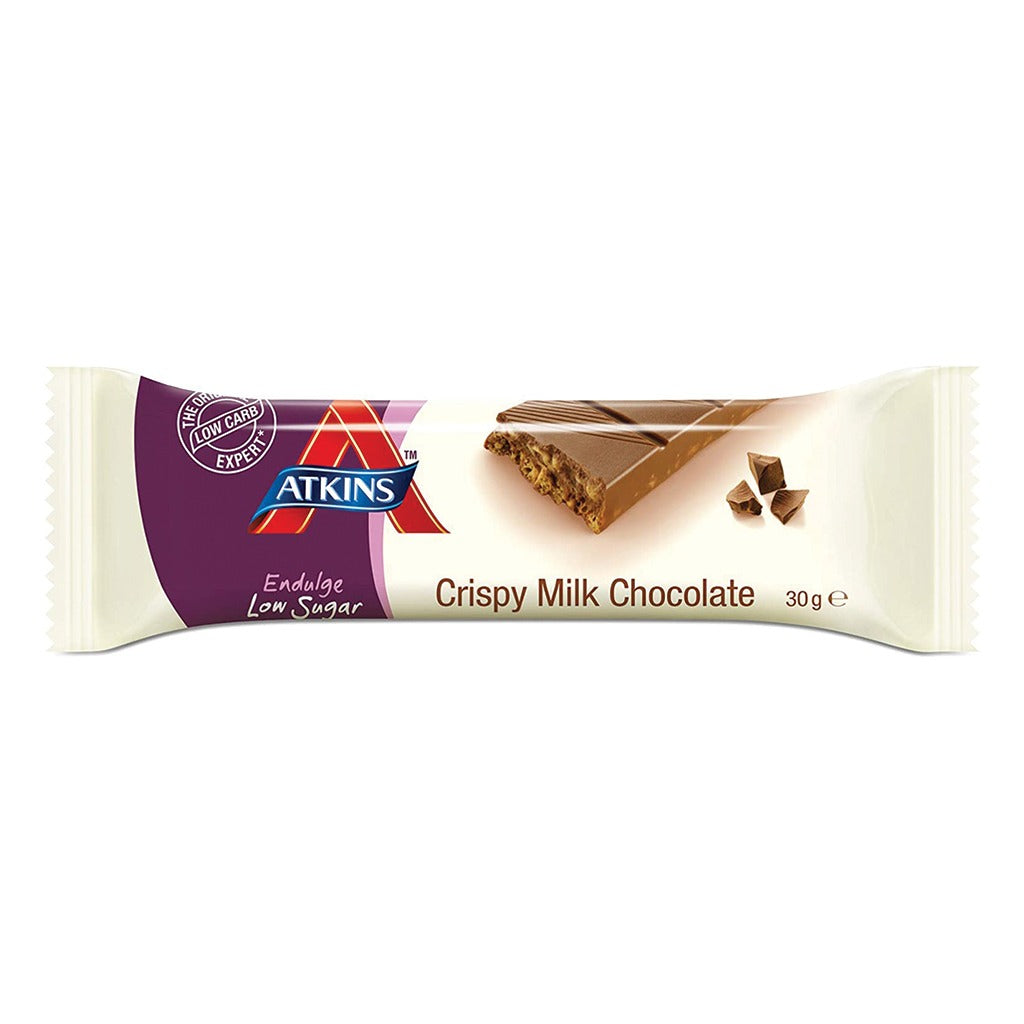 Atkins Endulge Crispy Milk Chocolate Bar 30 g 1's - Easy Pharmacy LLC
