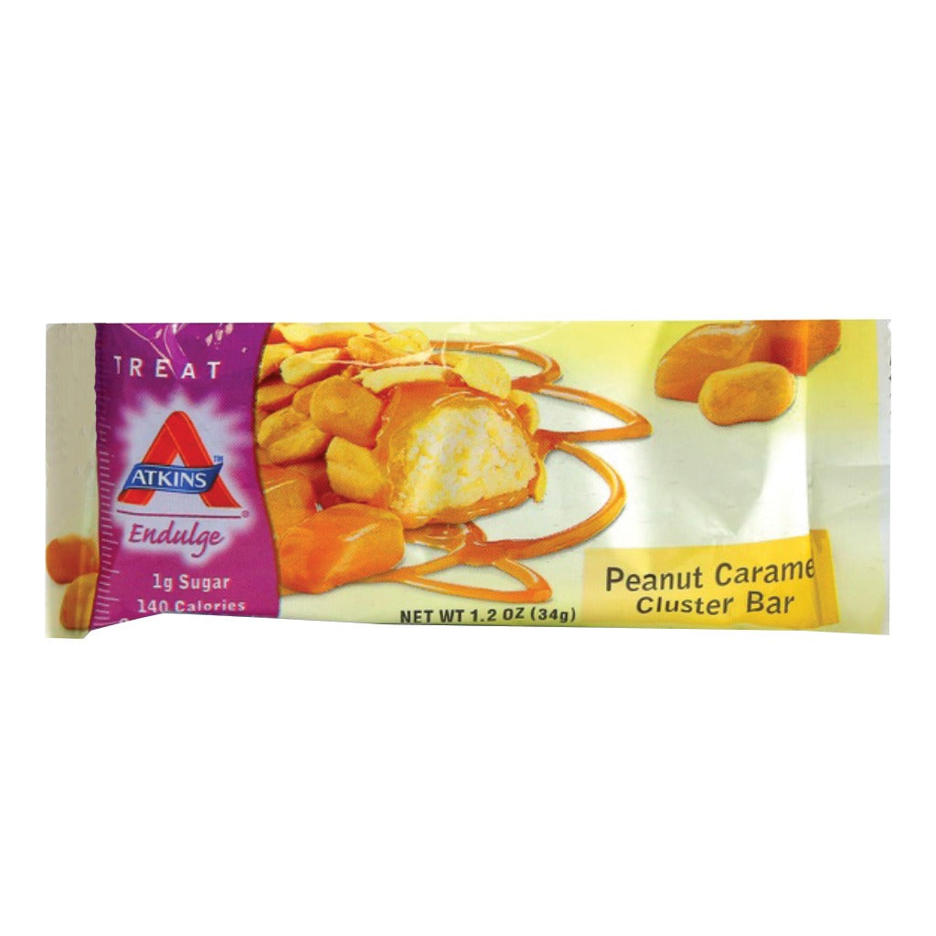 Atkins Endulge Peanut Caramel Cluster Bar 34 g 1's - Easy Pharmacy LLC