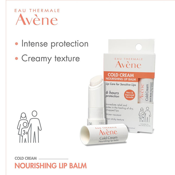 Avene Cold Cream Nourishing Lip Balm For Dry & Chapped Lips 4g - Easy Pharmacy LLC