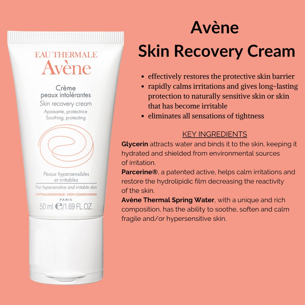 Avene Skin Recovery Cream For Hypersensitive Skin 50ml - Easy Pharmacy LLC
