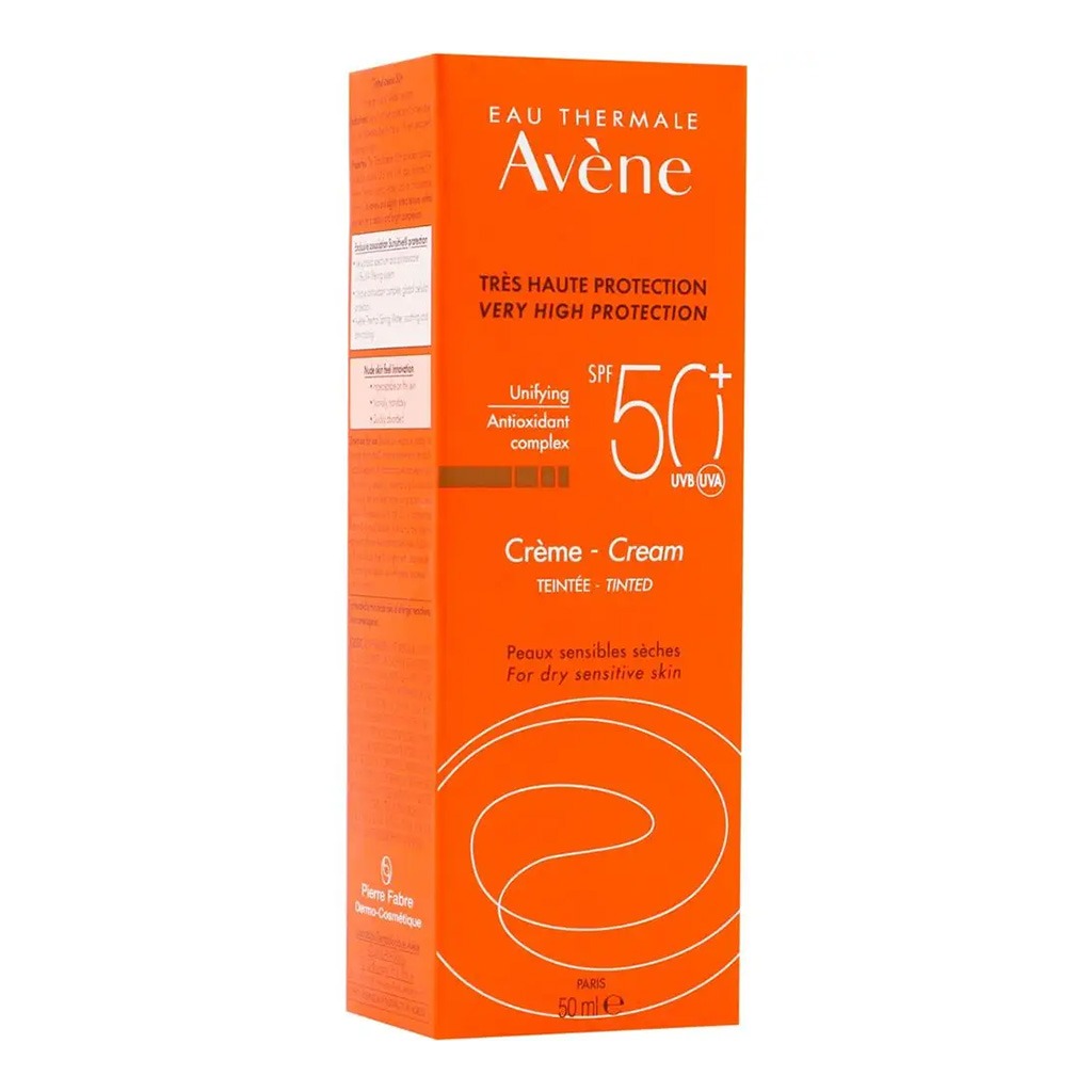 Avene SPF50+ Tinted Sunscreen Cream For High Sun Protection 50ml - Easy Pharmacy LLC
