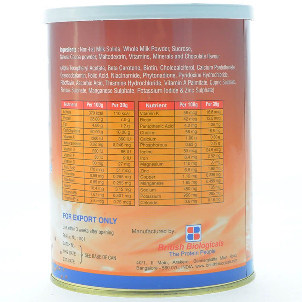 B-Protin Chocolate Powder 400 g - Easy Pharmacy LLC