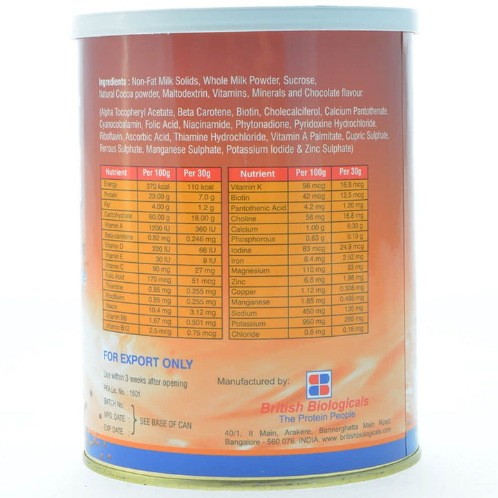 B-Protin Chocolate Powder 400 g - Easy Pharmacy LLC