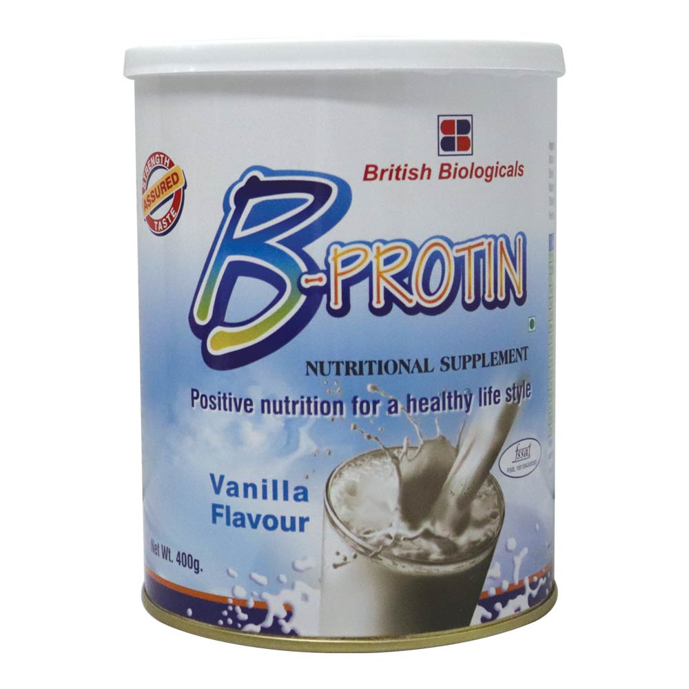 B-Protin Vanilla Powder 400 g - Easy Pharmacy LLC